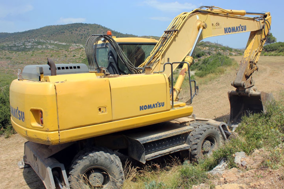 Giratòria de rodes 22tn Komatsu PW-200